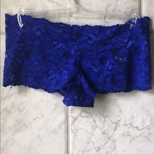 NWT Blue Lace Cheekie Panty